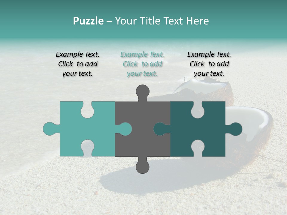 Vacation Coast Paradise PowerPoint Template