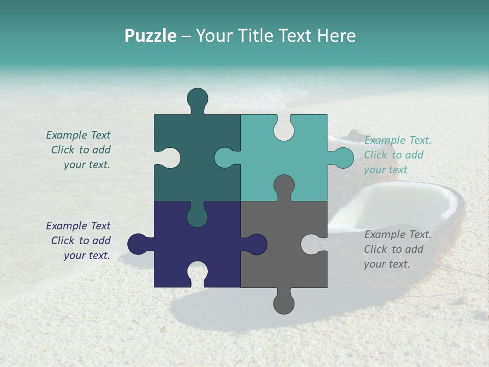 Vacation Coast Paradise PowerPoint Template