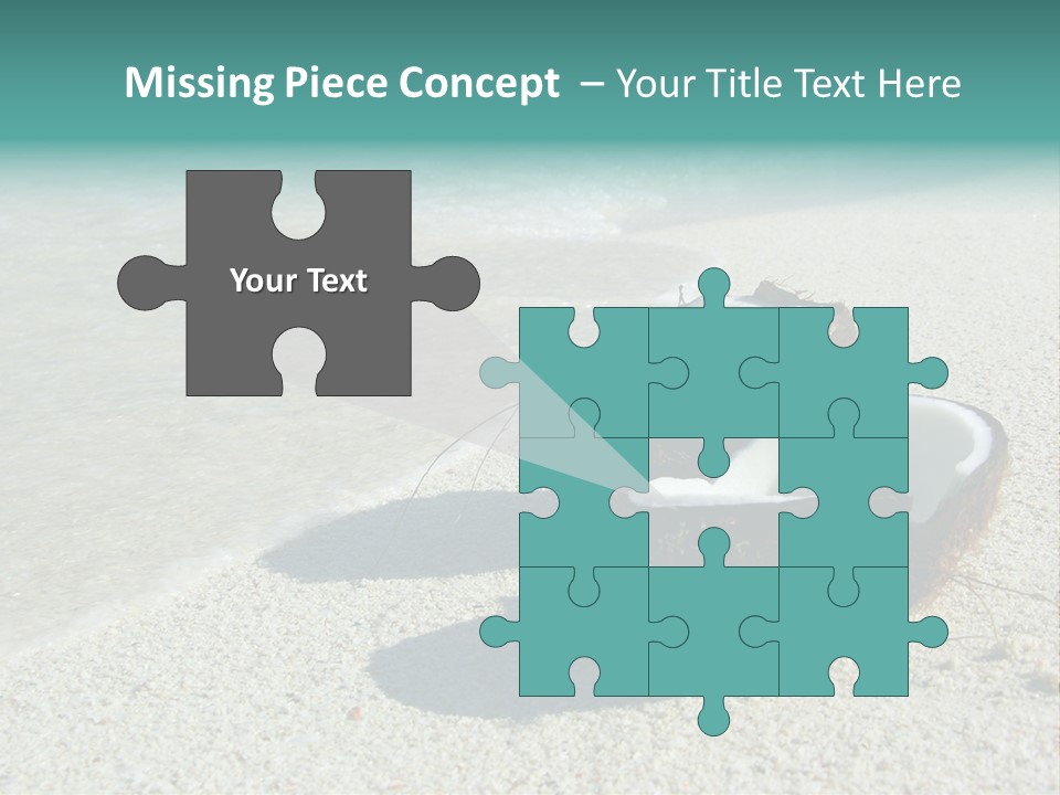 Vacation Coast Paradise PowerPoint Template