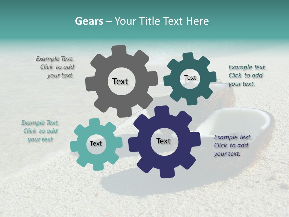 Vacation Coast Paradise PowerPoint Template