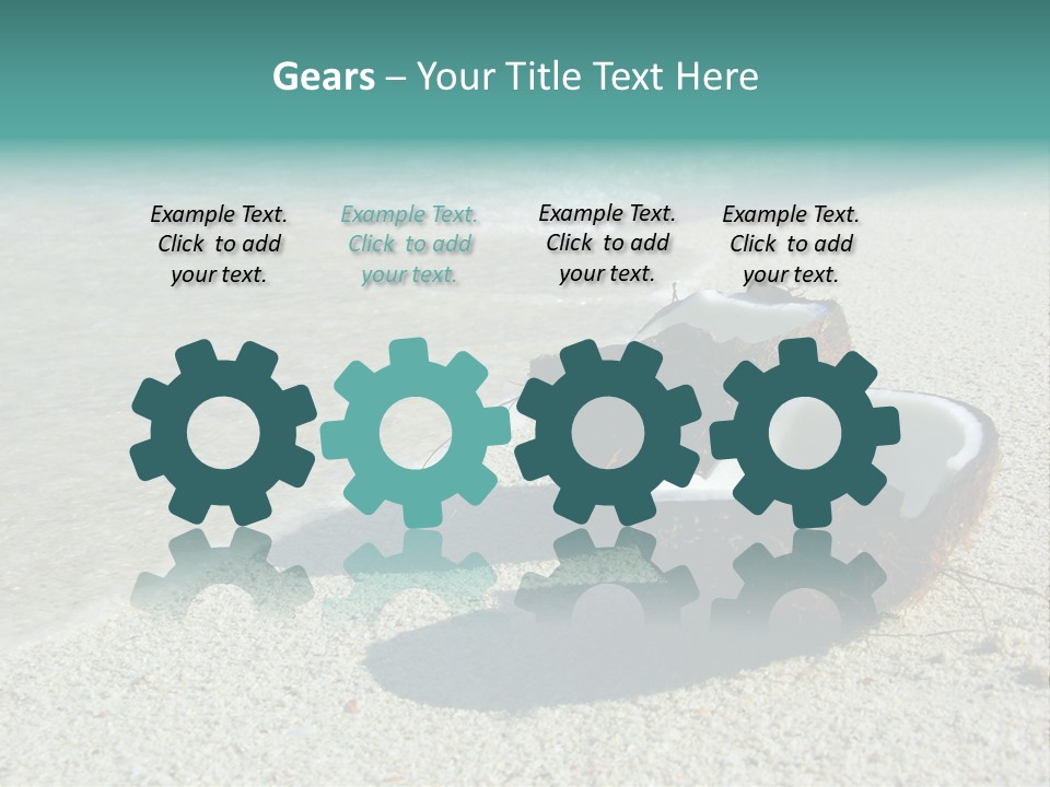 Vacation Coast Paradise PowerPoint Template