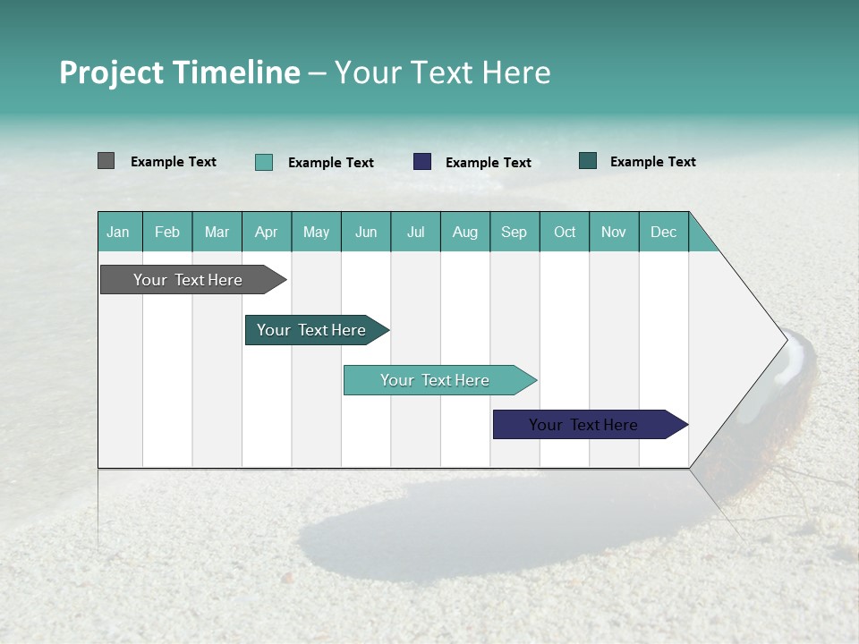 Vacation Coast Paradise PowerPoint Template
