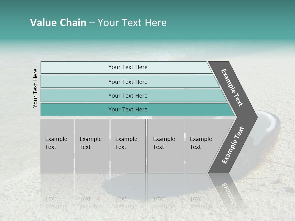 Vacation Coast Paradise PowerPoint Template