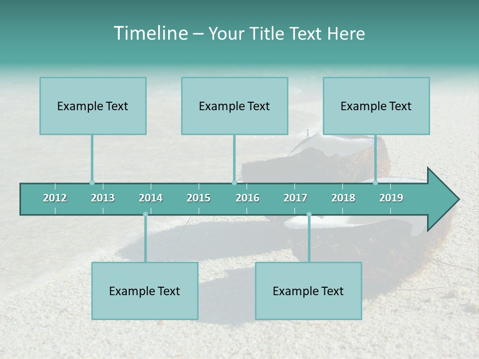 Vacation Coast Paradise PowerPoint Template