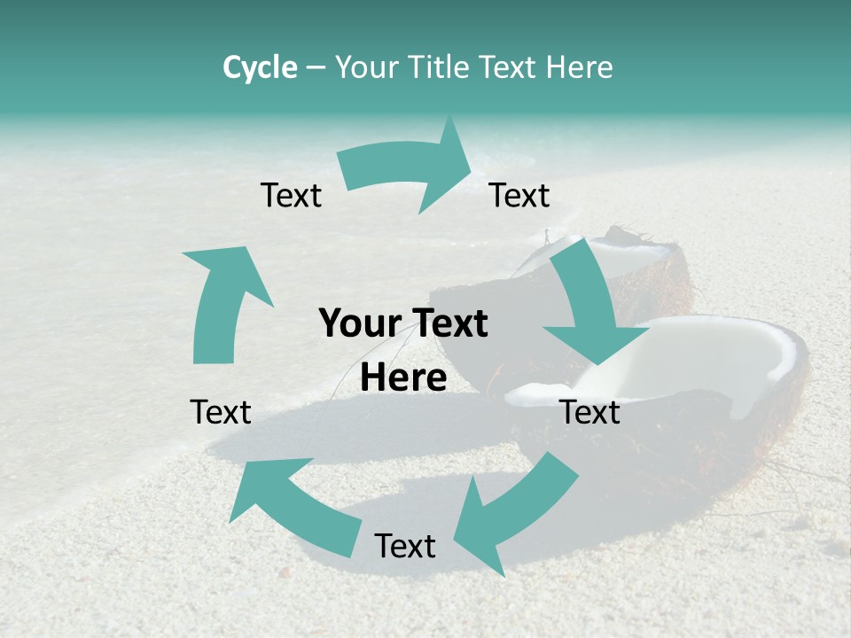 Vacation Coast Paradise PowerPoint Template