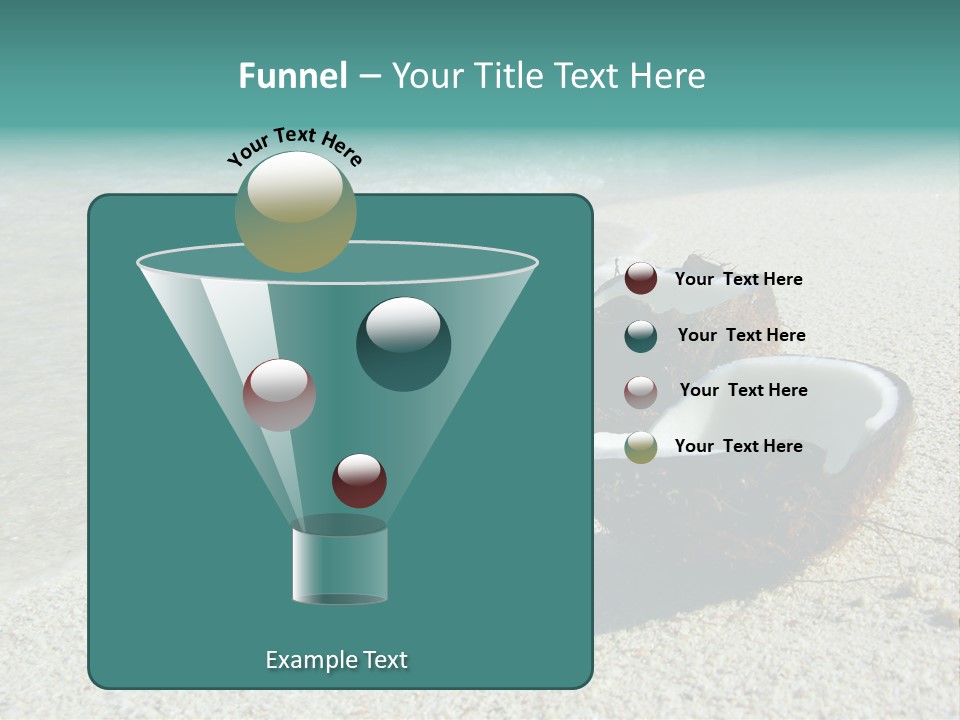 Vacation Coast Paradise PowerPoint Template