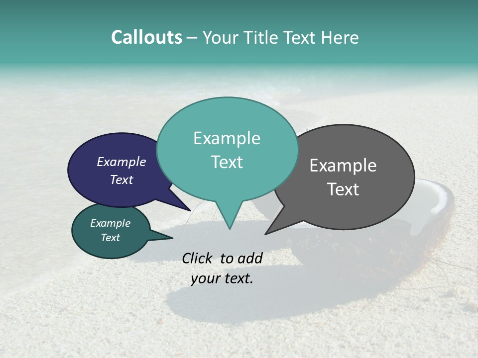 Vacation Coast Paradise PowerPoint Template