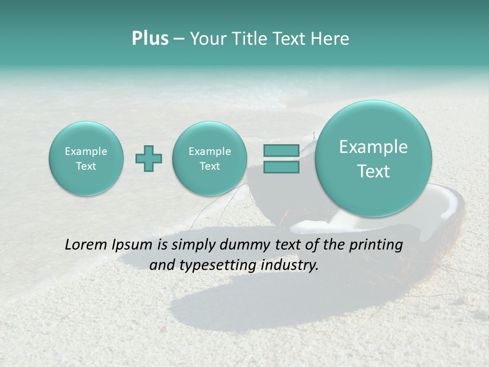 Vacation Coast Paradise PowerPoint Template