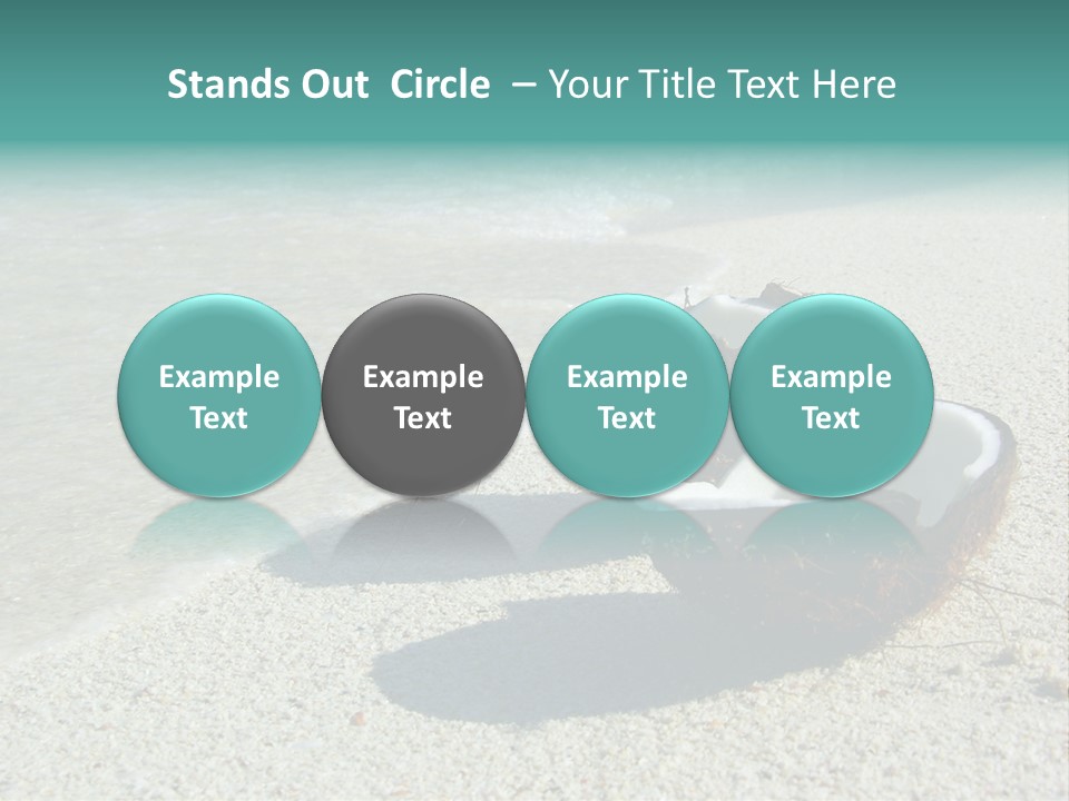 Vacation Coast Paradise PowerPoint Template