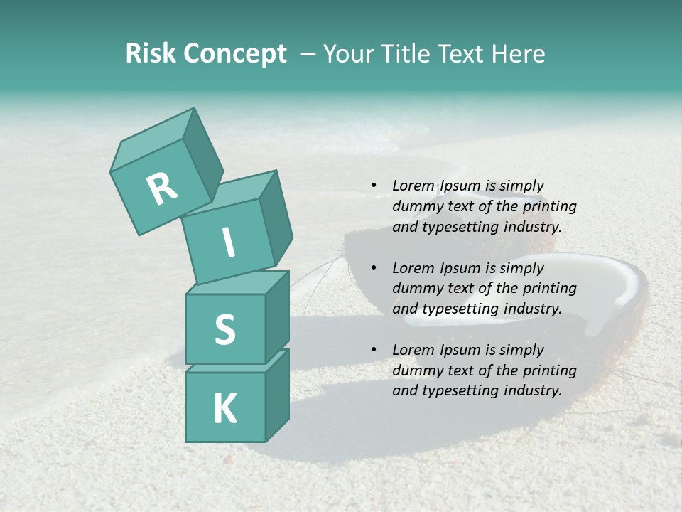 Vacation Coast Paradise PowerPoint Template