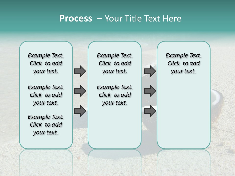 Vacation Coast Paradise PowerPoint Template