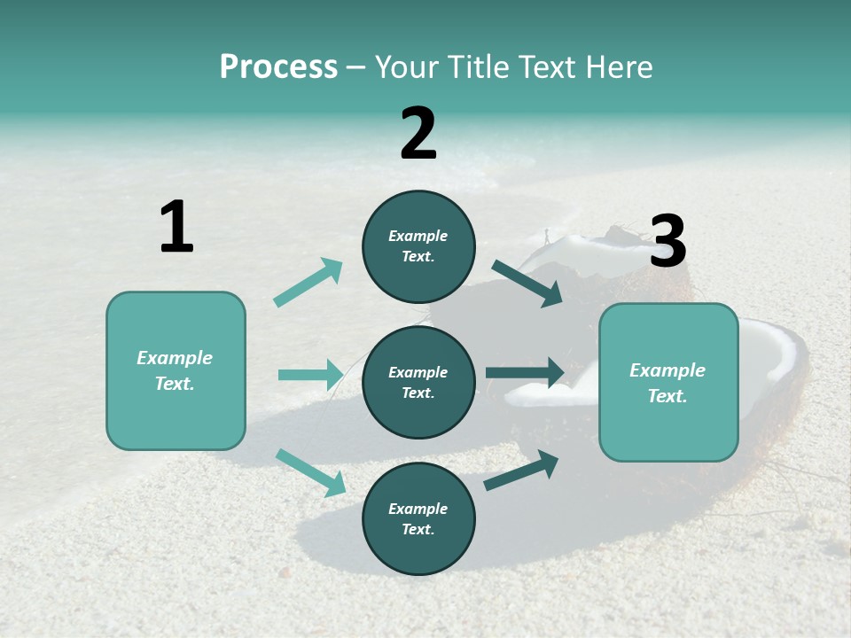 Vacation Coast Paradise PowerPoint Template