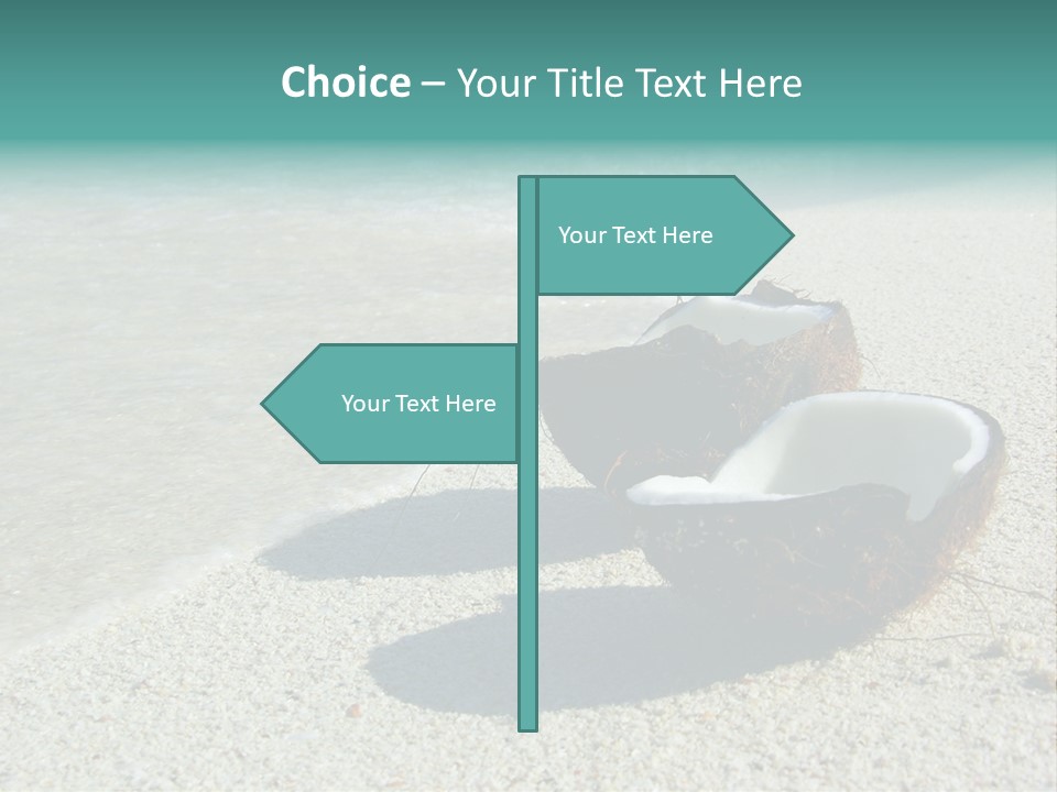 Vacation Coast Paradise PowerPoint Template