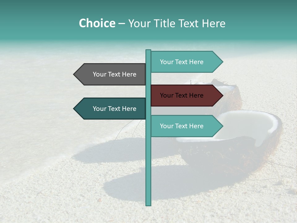 Vacation Coast Paradise PowerPoint Template