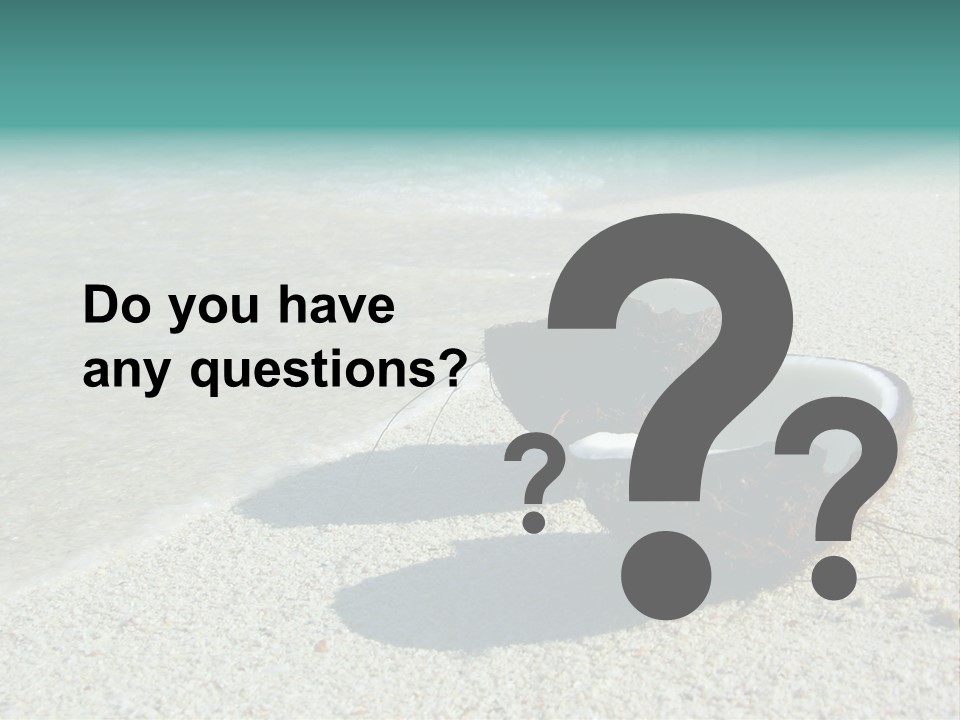 Vacation Coast Paradise PowerPoint Template