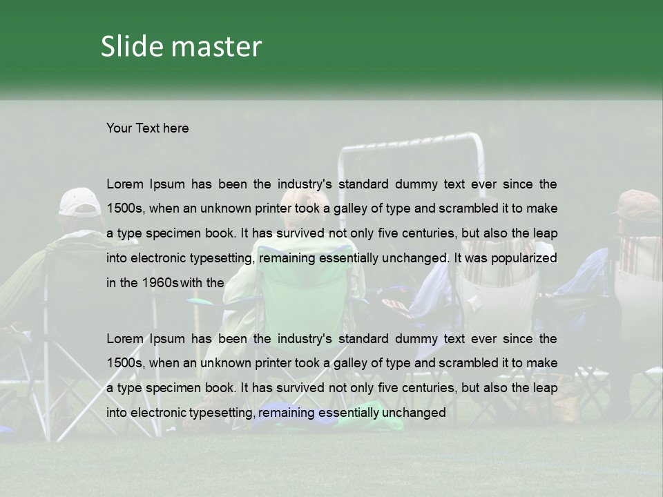 Goal Watching Active PowerPoint Template