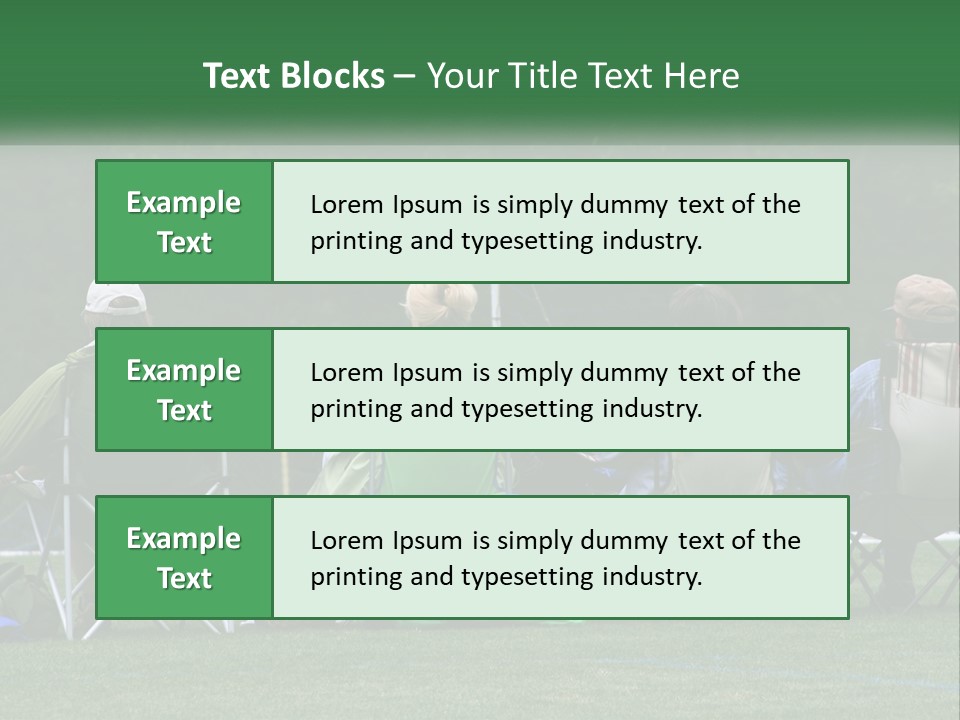 Goal Watching Active PowerPoint Template