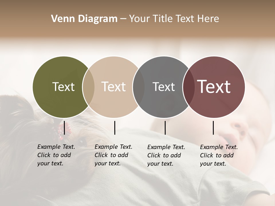 Tired Resting Child PowerPoint Template