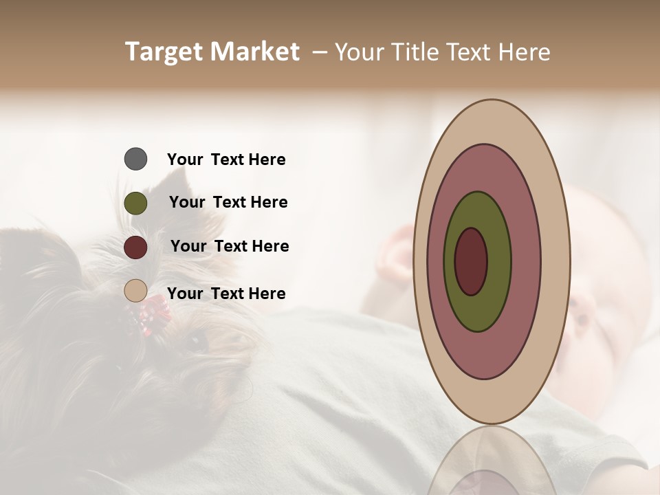 Tired Resting Child PowerPoint Template