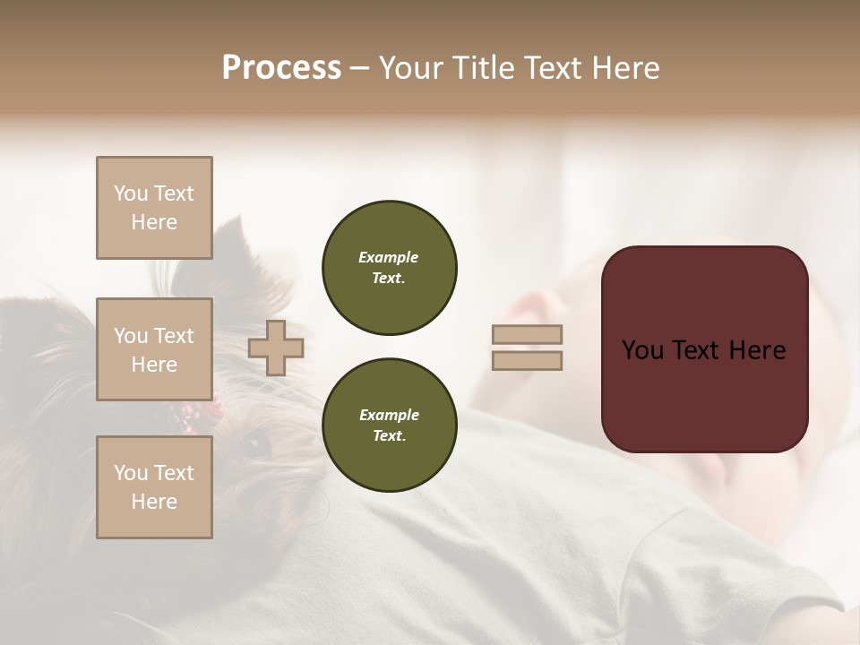 Tired Resting Child PowerPoint Template