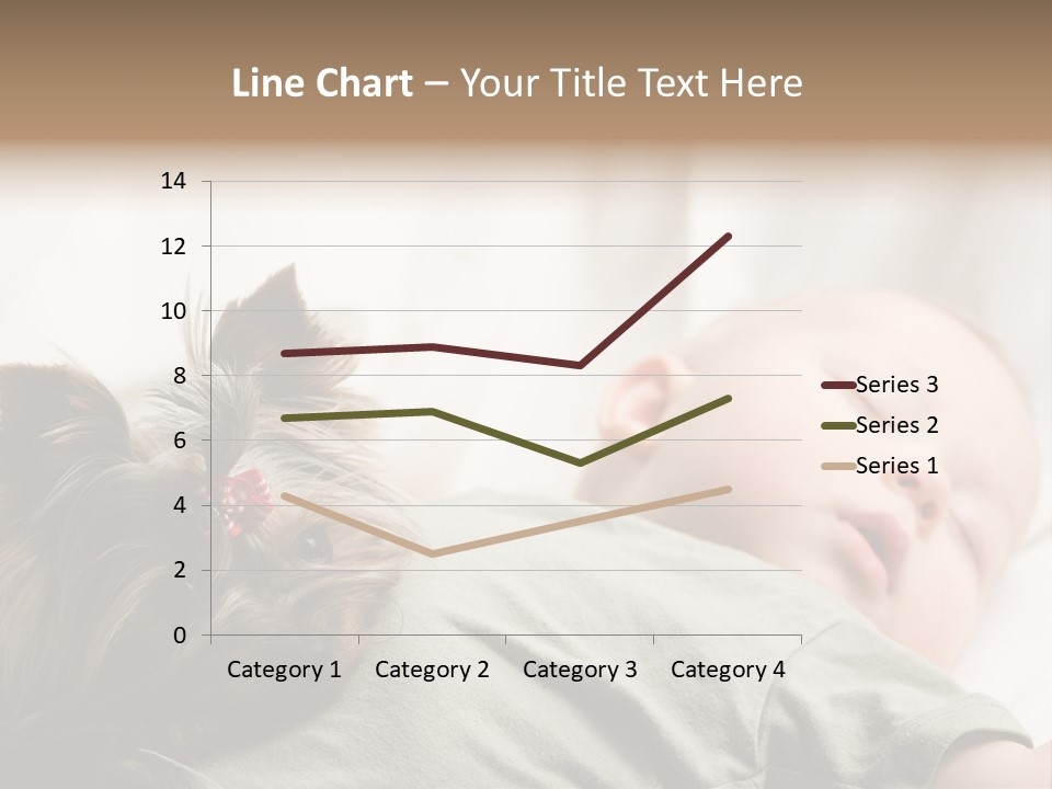 Tired Resting Child PowerPoint Template
