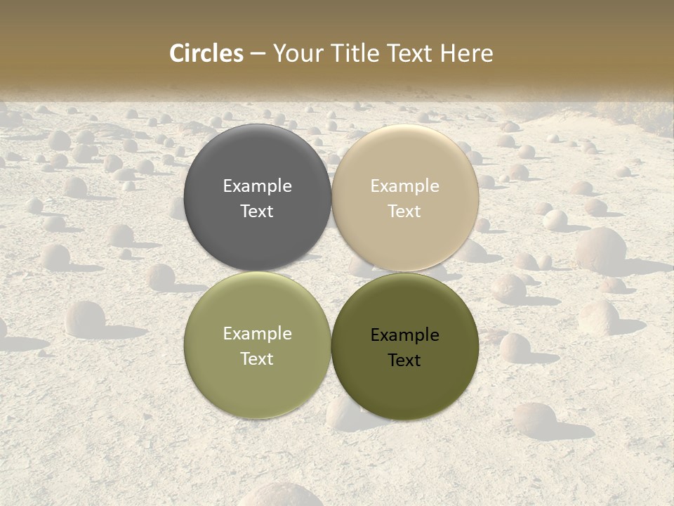 Sphere Stone Ball PowerPoint Template