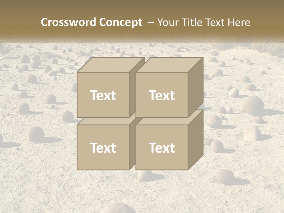 Sphere Stone Ball PowerPoint Template