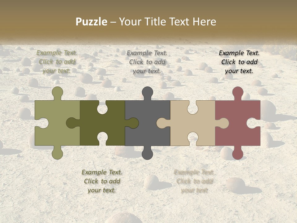 Sphere Stone Ball PowerPoint Template