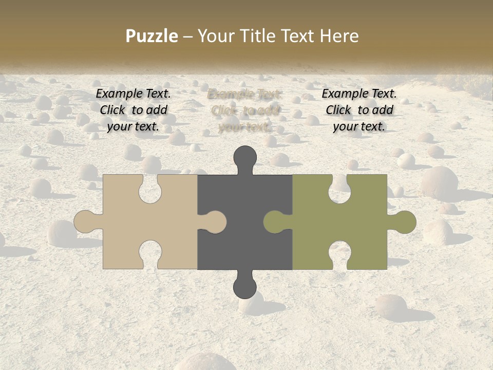 Sphere Stone Ball PowerPoint Template