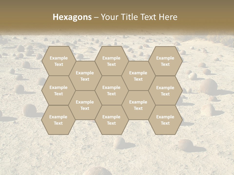 Sphere Stone Ball PowerPoint Template