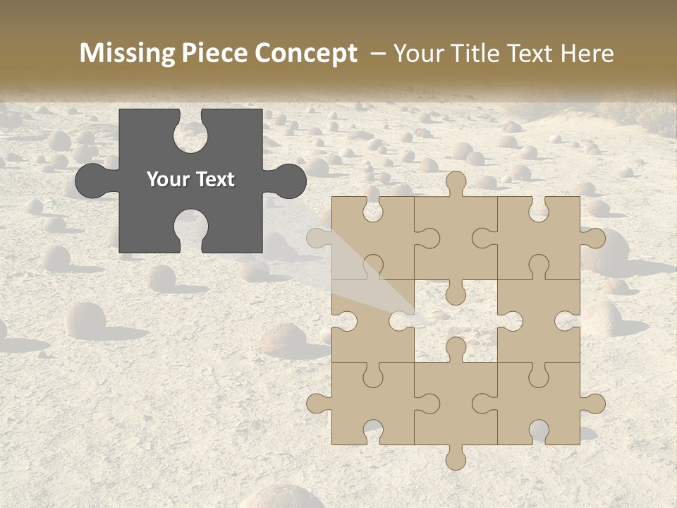 Sphere Stone Ball PowerPoint Template