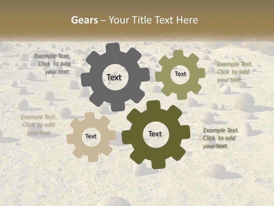 Sphere Stone Ball PowerPoint Template