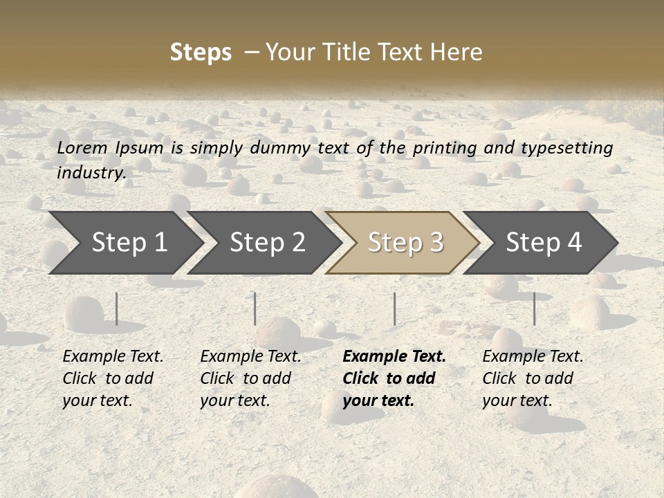 Sphere Stone Ball PowerPoint Template