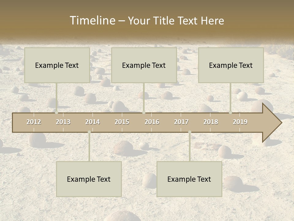 Sphere Stone Ball PowerPoint Template