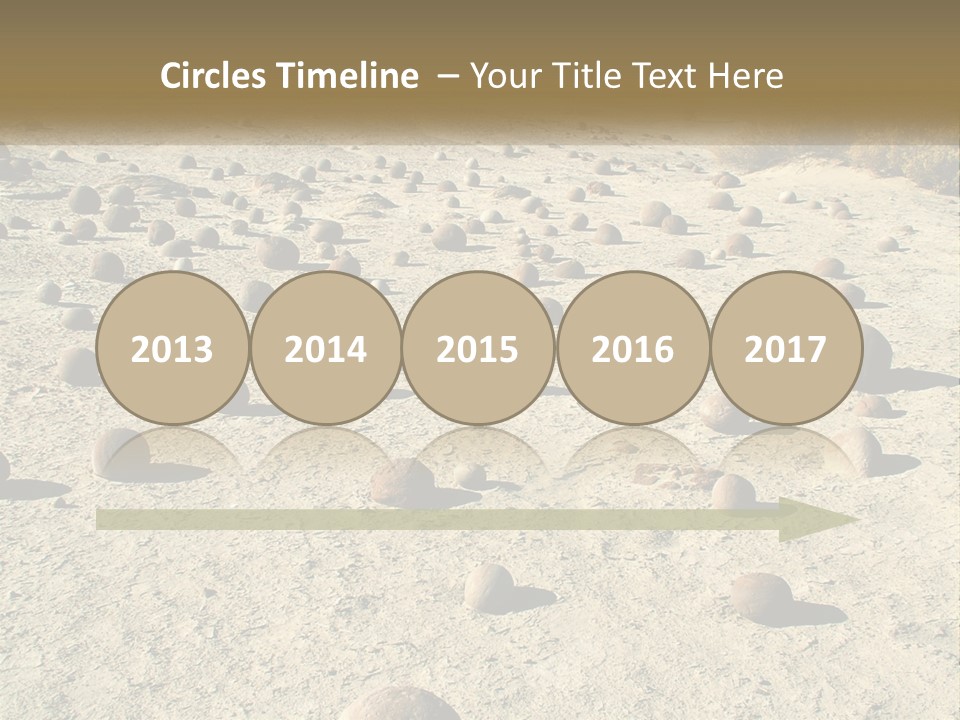 Sphere Stone Ball PowerPoint Template