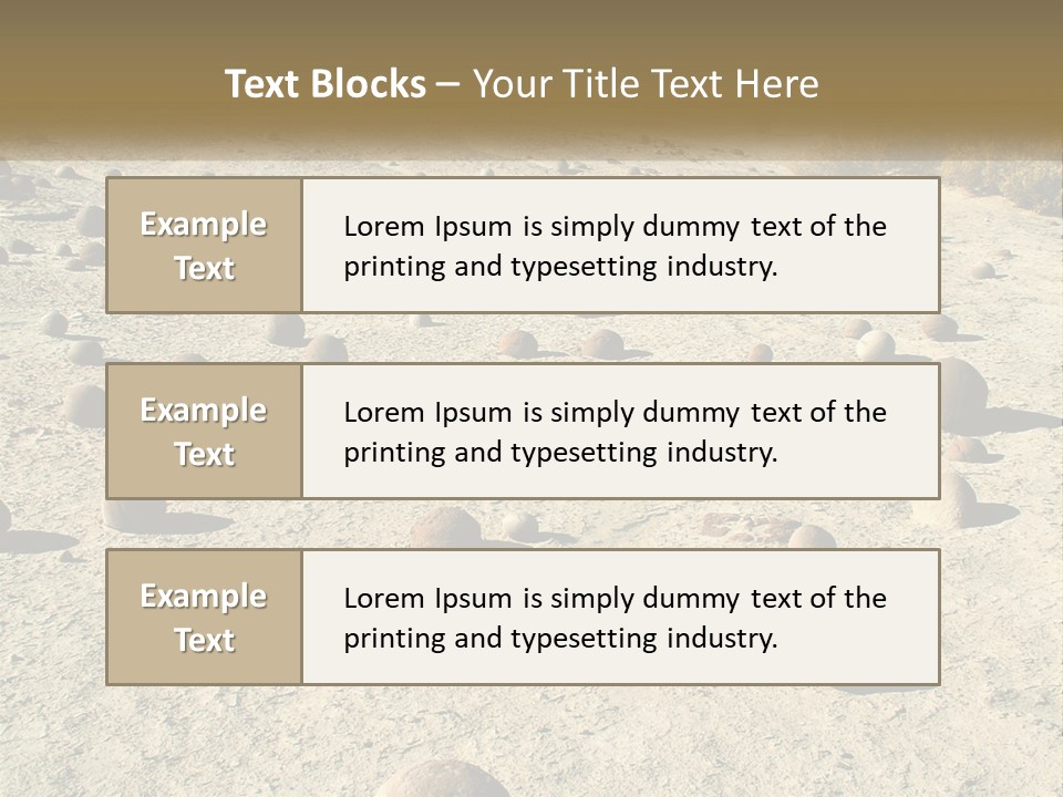 Sphere Stone Ball PowerPoint Template