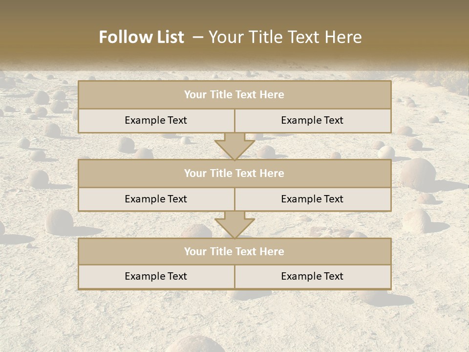 Sphere Stone Ball PowerPoint Template