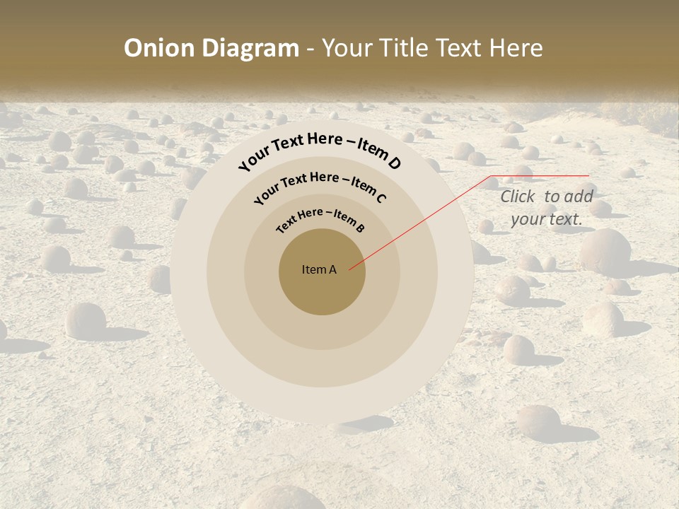 Sphere Stone Ball PowerPoint Template