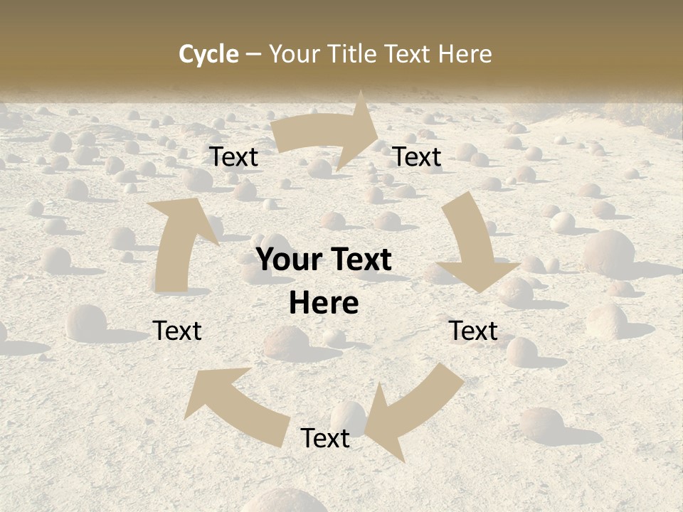 Sphere Stone Ball PowerPoint Template