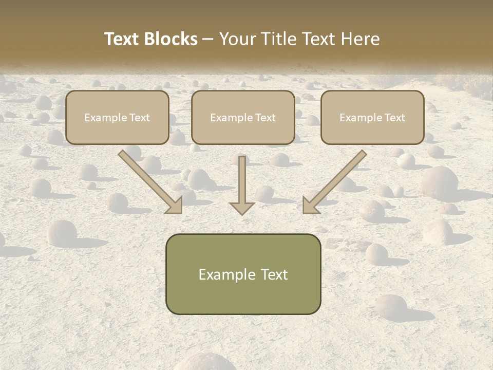 Sphere Stone Ball PowerPoint Template