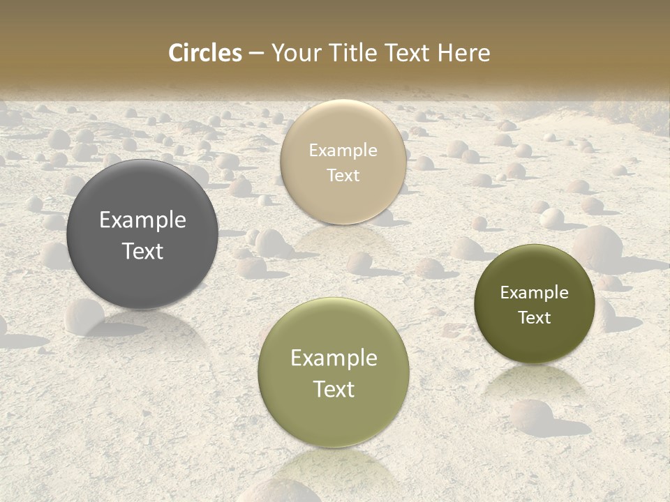 Sphere Stone Ball PowerPoint Template