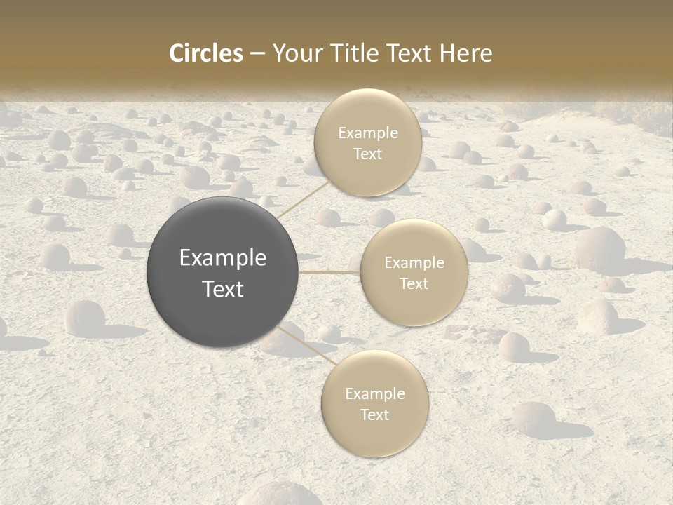 Sphere Stone Ball PowerPoint Template