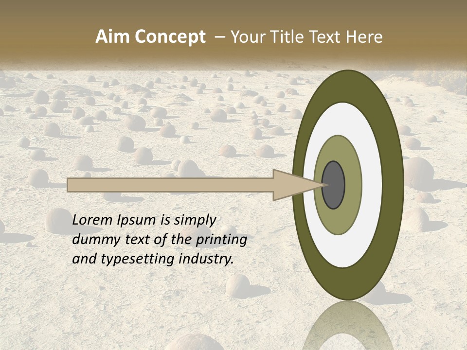 Sphere Stone Ball PowerPoint Template