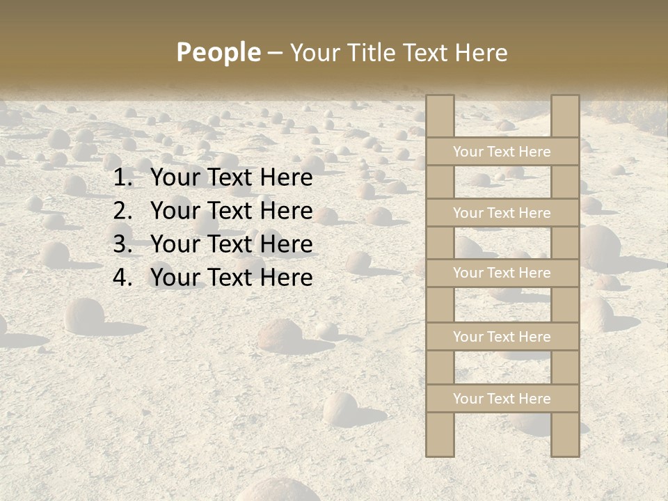 Sphere Stone Ball PowerPoint Template