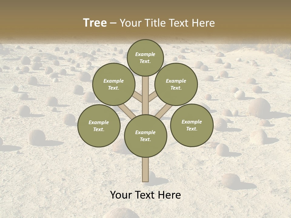 Sphere Stone Ball PowerPoint Template