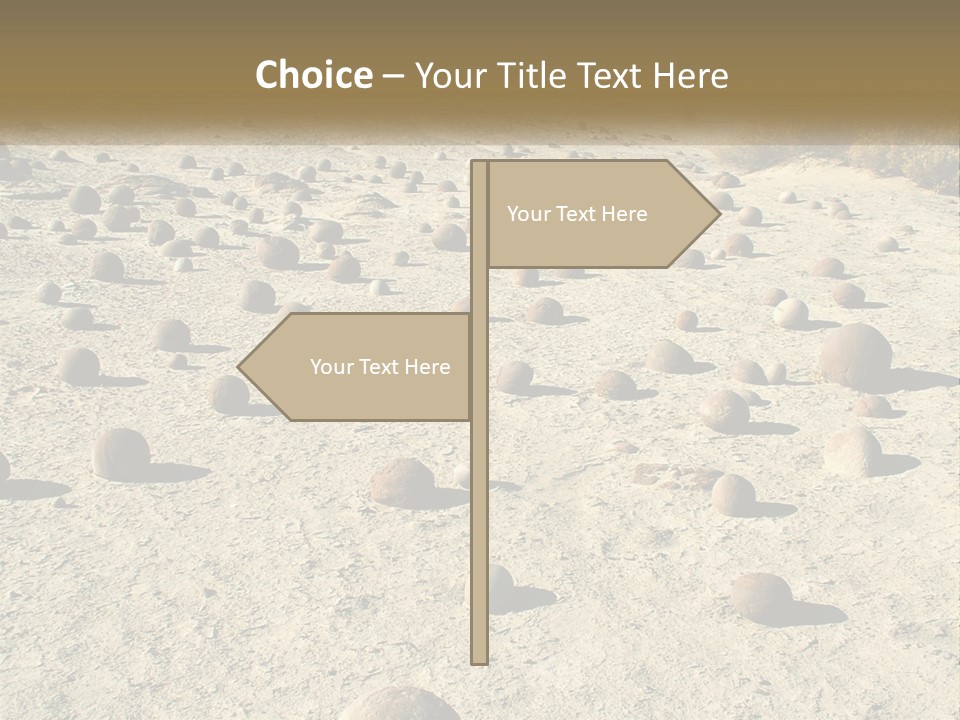 Sphere Stone Ball PowerPoint Template