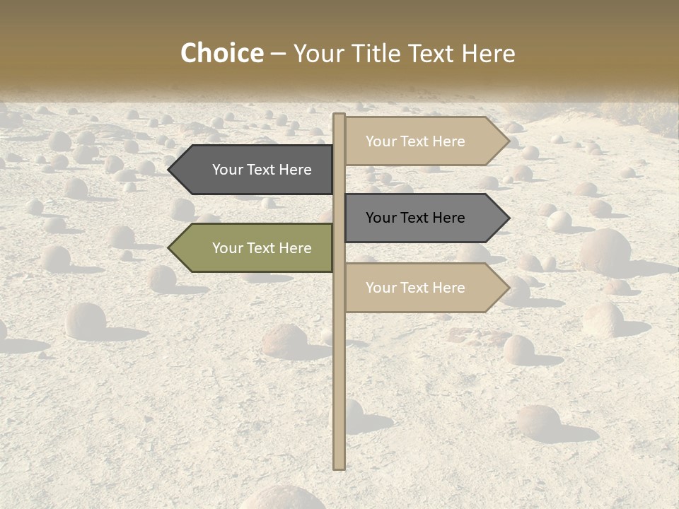 Sphere Stone Ball PowerPoint Template