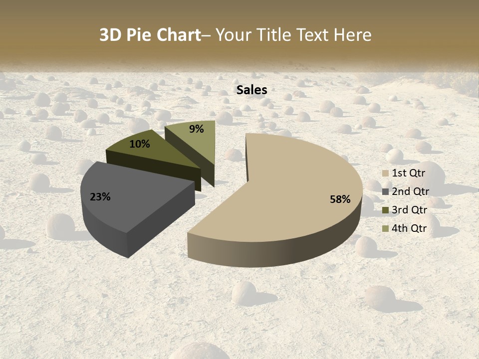Sphere Stone Ball PowerPoint Template