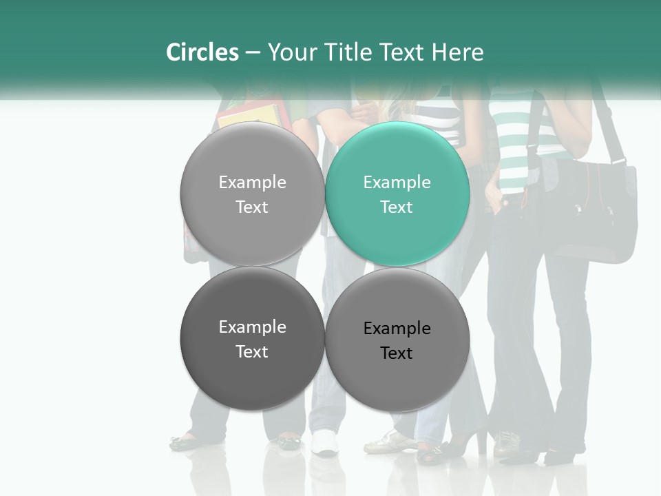 School Woman Book PowerPoint Template