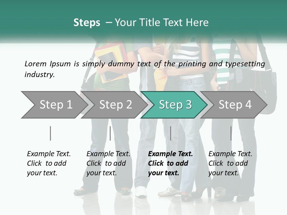 School Woman Book PowerPoint Template